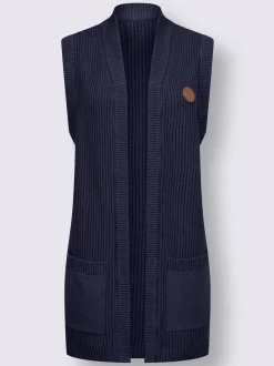 Gilet en tricot pur coton