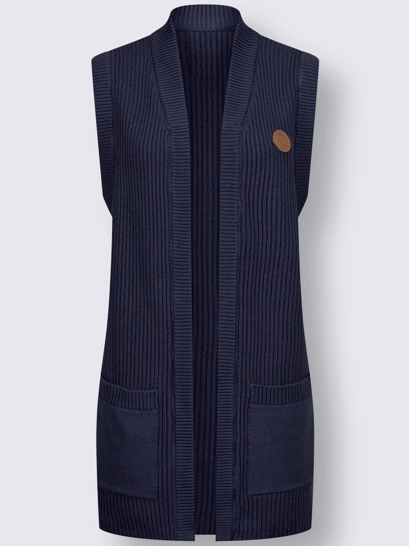Gilet en tricot pur coton