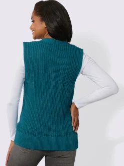 Gilet en tricot pur coton