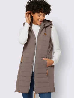 Gilet long qualité matelassée