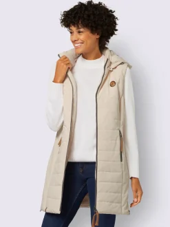 Gilet long qualité matelassée