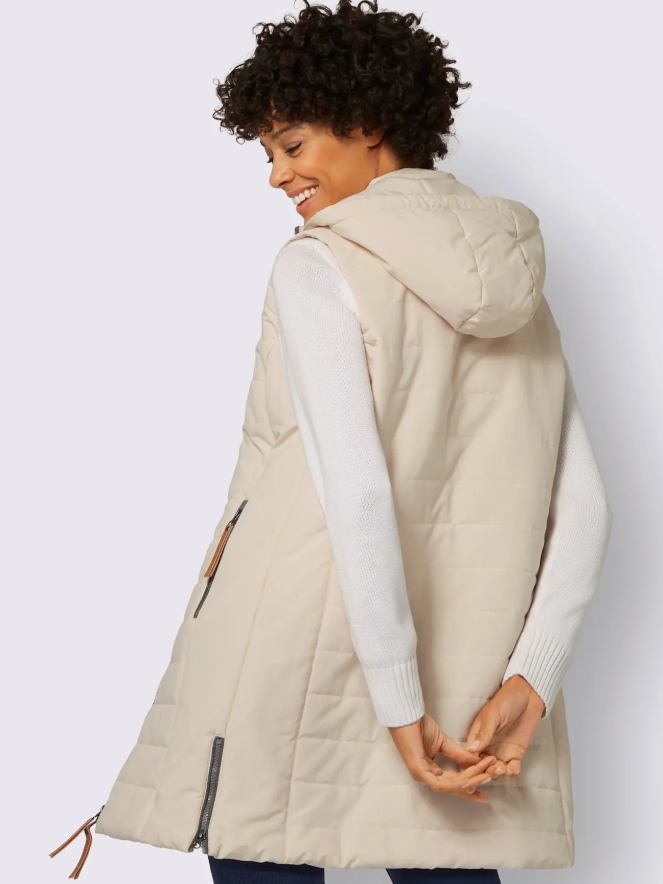 Gilet long qualité matelassée