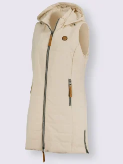 Gilet long qualité matelassée