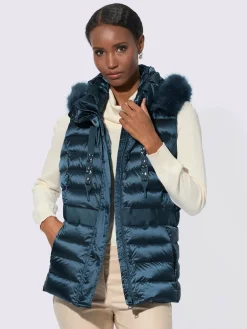 Gilet matelassé 80% duvet, 20% plumes