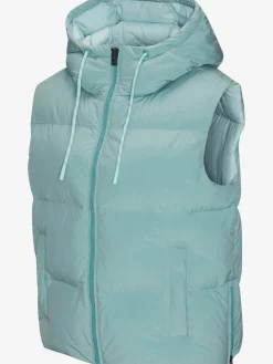 Gilet matelassé avec glissière latérale