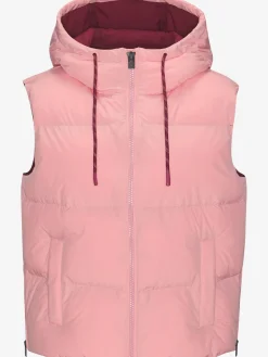 Gilet matelassé avec glissière latérale