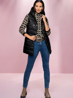 Gilet matelassé effet de brillance