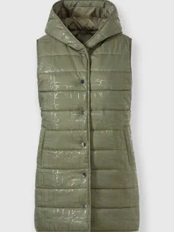 Gilet matelassé effet de brillance