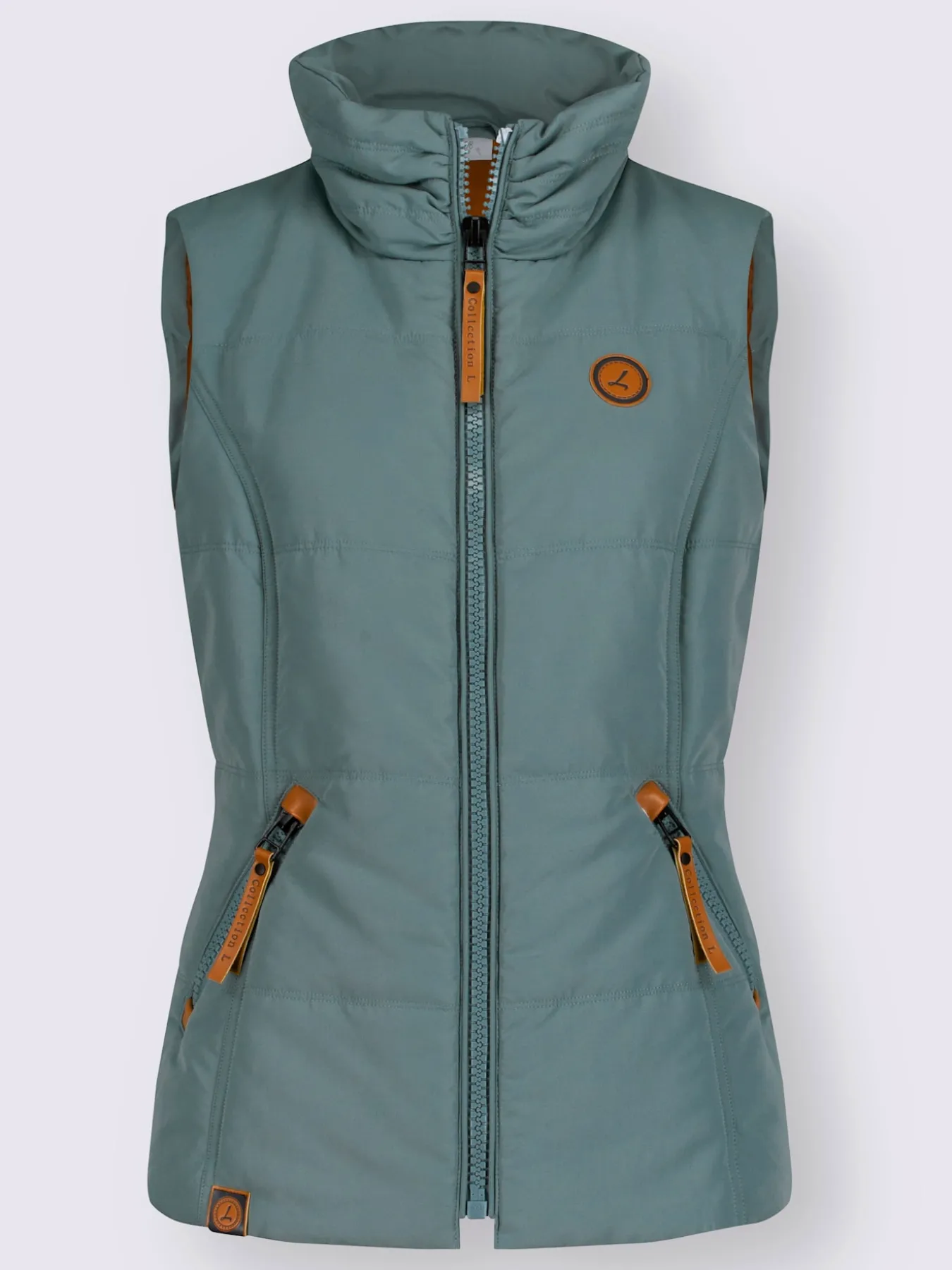 Gilet matelassé joli aspect contrasté