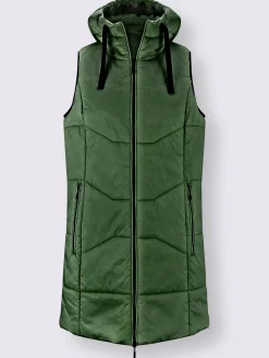 Gilet matelassé jolie coupe longue moderne