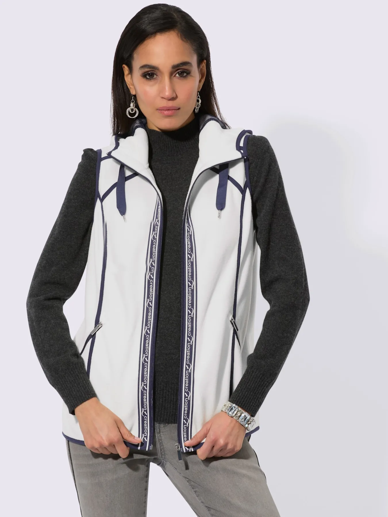Gilet polaire en polyester recyclé