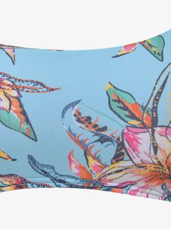 Haut de bikini bustier imprimé floral