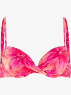 Haut de bikini push-up design floral tendance