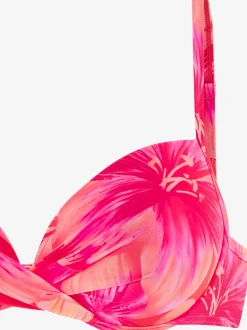 Haut de bikini push-up design floral tendance
