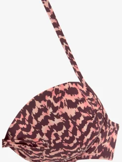 Haut de bikini push-up imprimé tendance