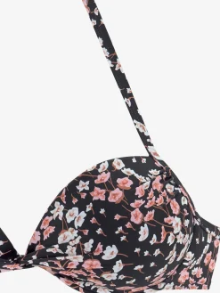 Haut de bikini push-up imprimé fantaisie