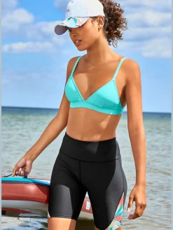 Haut de bikini triangle design sportif