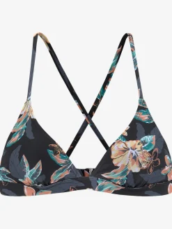 Haut de bikini triangle design tropical