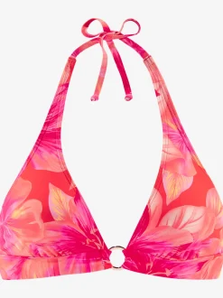 Haut de bikini triangle design floral tendance