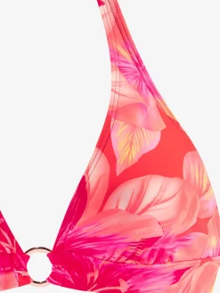 Haut de bikini triangle design floral tendance