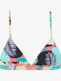 Haut de bikini triangle imprimé tropical