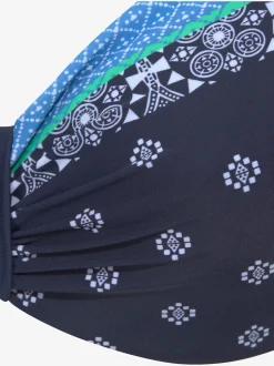 Haut de maillot de bain à armatures imprimé