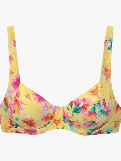 Haut de maillot de bain à armatures design floral tendance