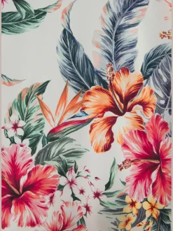 Haut de maillot de bain à armatures imprimé floral : chaque pièce est unique