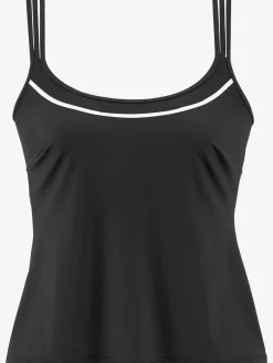 Haut de maillot de bain à armatures uni