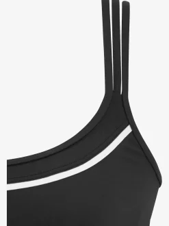 Haut de maillot de bain à armatures uni