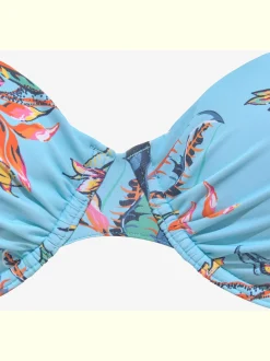 Haut de maillot de bain à armatures design floral