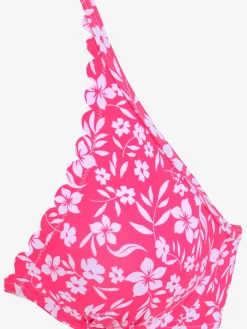 Haut de maillot de bain à armatures imprimé à fleurs mode