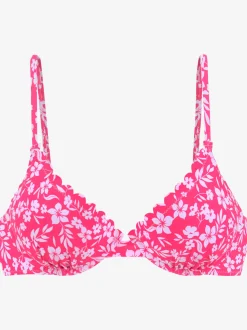 Haut de maillot de bain à armatures imprimé à fleurs mode