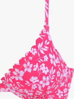 Haut de maillot de bain à armatures imprimé à fleurs mode