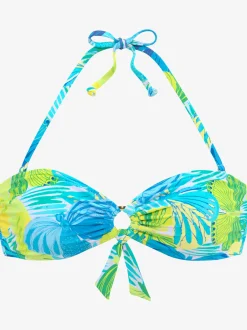 Haut de maillot de bain bandeau motif papillons – chaque pièce est unique