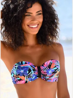 Haut de maillot de bain bandeau bonnets rembourrés