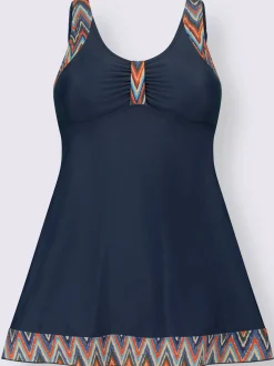 Haut de maillot de bain femme forme caraco