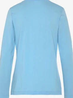 Haut de pyjama tee-shirt à manches longues s.oliver avec petit imprimé
