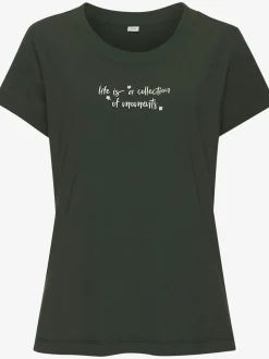Haut de pyjama t-shirt s.oliver avec petit imprimé estival devant