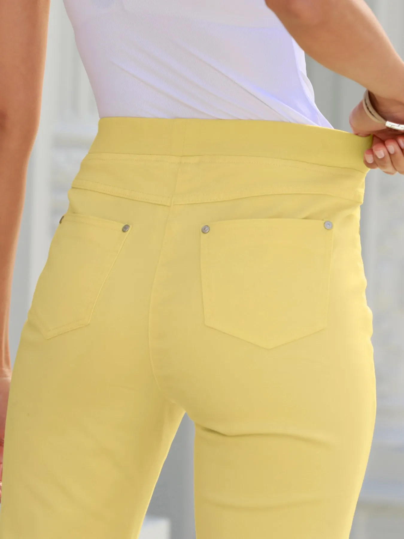 Jean 7/8 avec coton