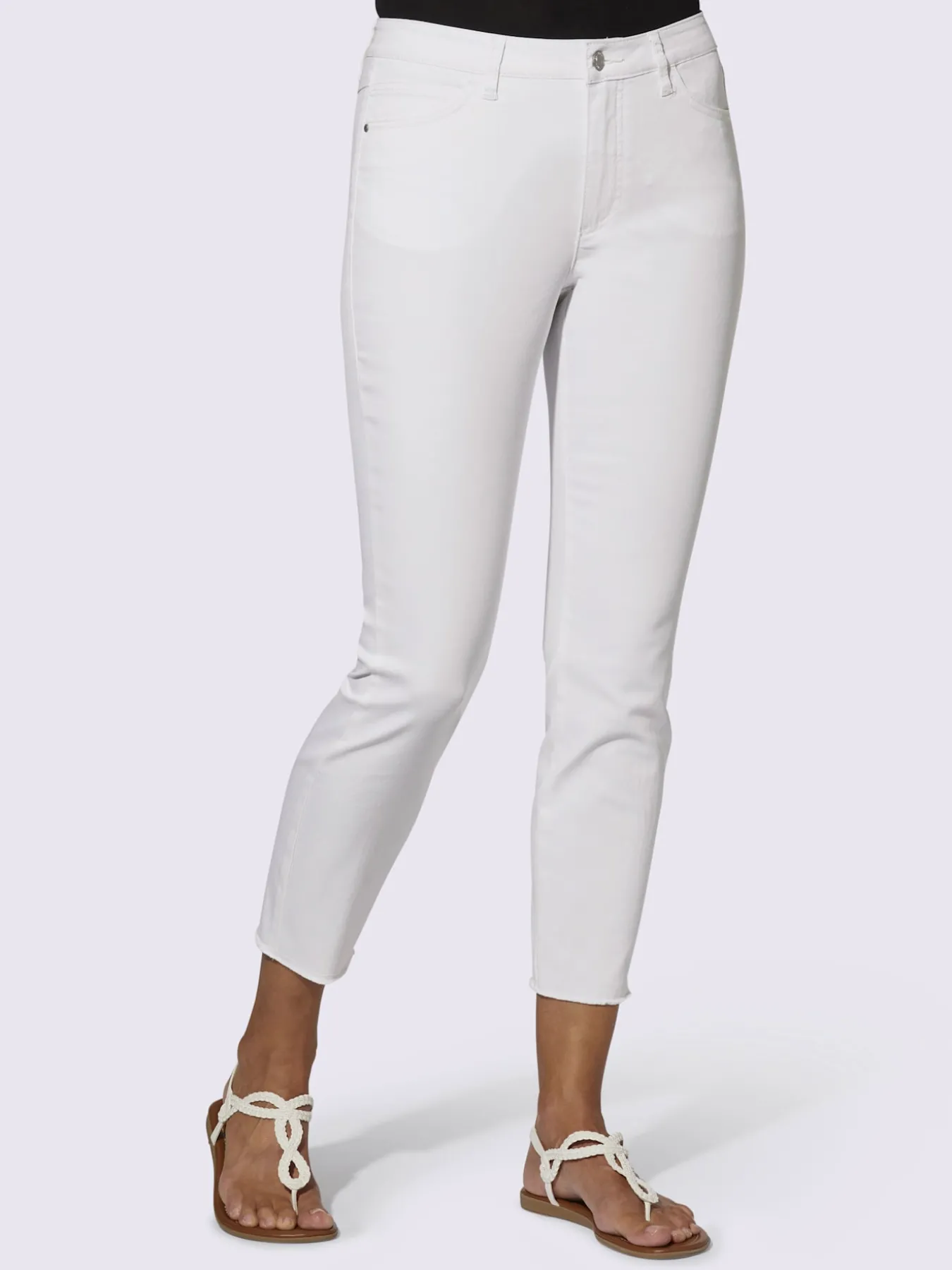 Jean 7/8 coton extensible confortable