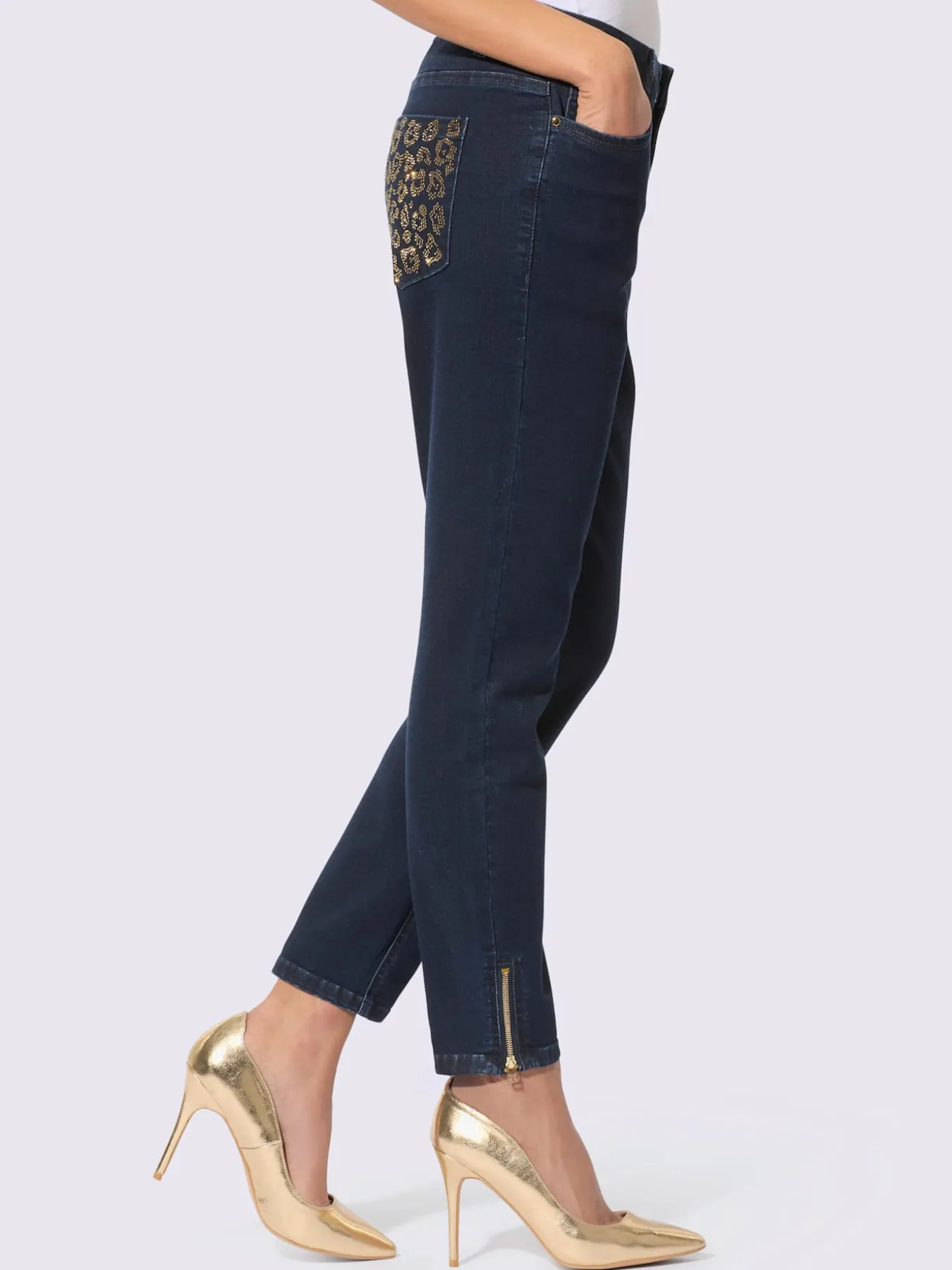 Jean 5 poches avec coton