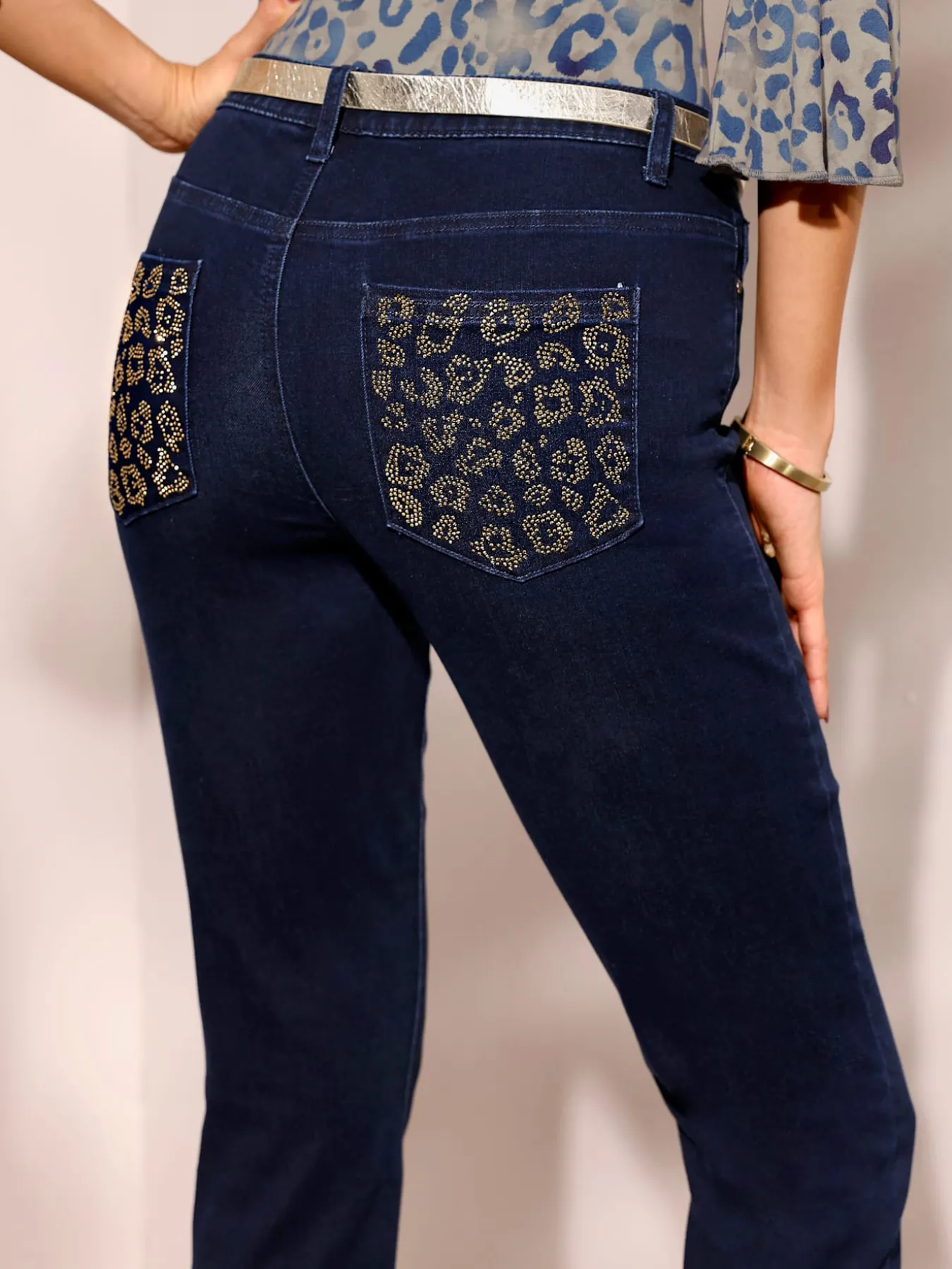 Jean 5 poches avec coton