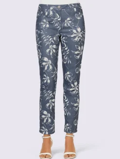 Jean 5 poches forme courte tendance