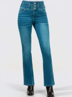 Jean 5 poches mélange de lyocell et de viscose de qualité