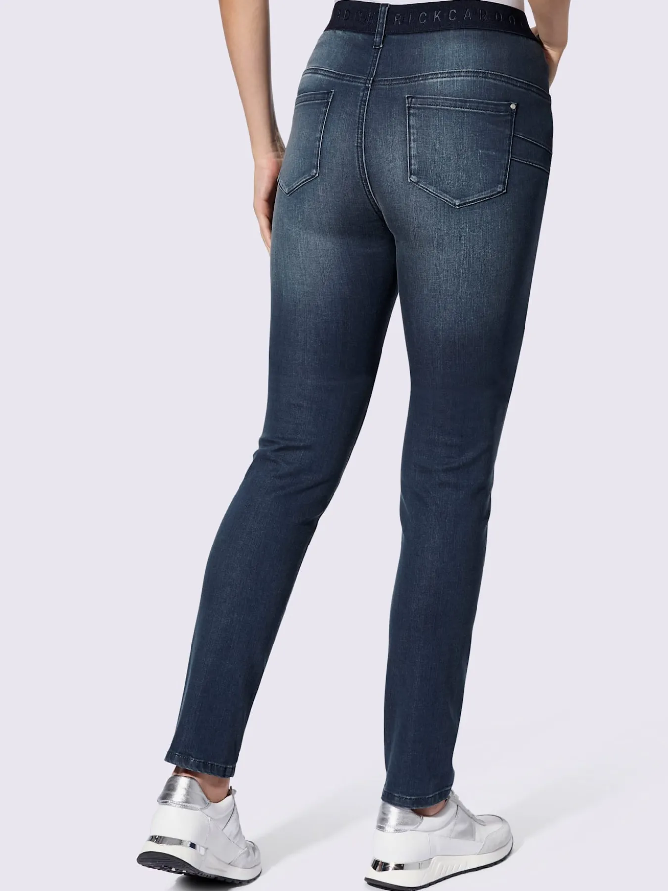 Jean 5 poches petites pierres fantaisie