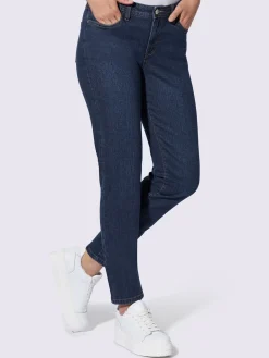 Jean 5 poches qualité coton extensible indéformable