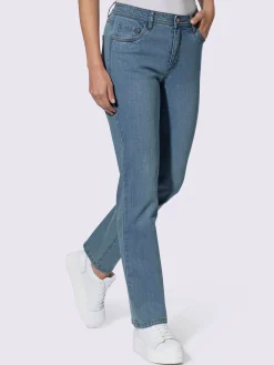 Jean 5 poches qualité coton extensible indéformable