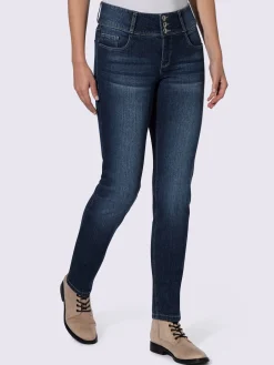 Jean 5 poches qualité coton doux sur la peau