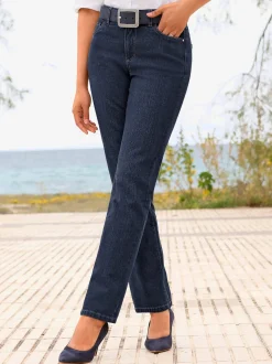 Jean 5 poches qualité coton extensible indéformable
